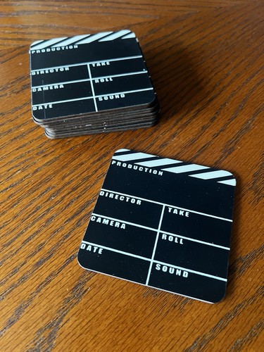 Film themed coffee - coffee, coasters