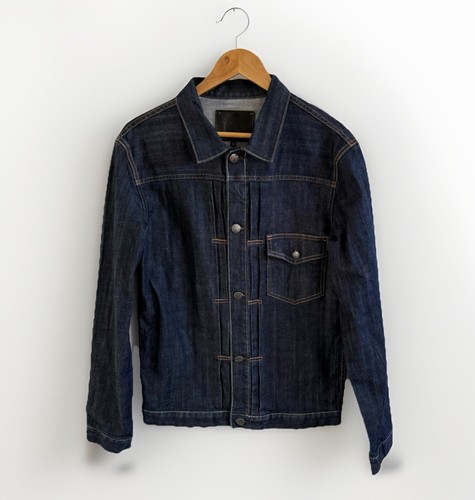 Pretty green denim jacket mens - green,