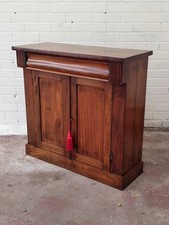 Diminutive Antique Regency Early Victorian Mahogany Chiffonier Cabinet