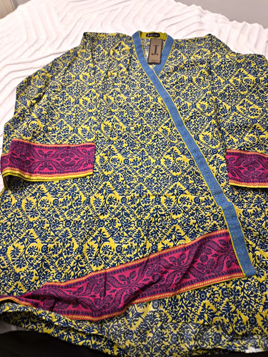 Junaid jamshed blue yellow - jamshed, blue/yellow