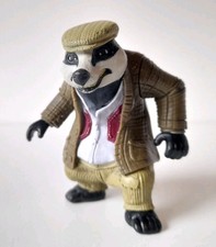 Peter Rabbit Rare Tommy Brock Badger Poseable Arms Action Figure 3"