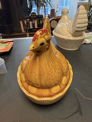 Ceramic chicken egg holder - ceramic,