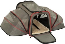 Petsfit Expandable Pet Carrier Cat Dog Travel Bag Crate Airline Approved 7kg