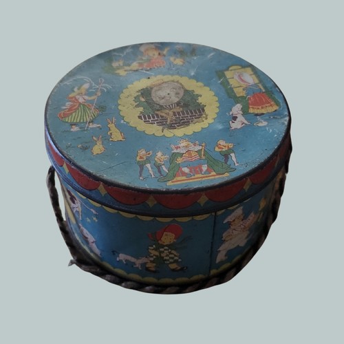 Vintage nursery rhyme - rhyme, tin