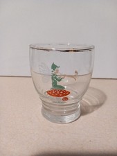 Lightweight Vintage Fairy Toadstool Shot Glass