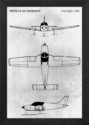 Piper cherokee framed - cherokee,