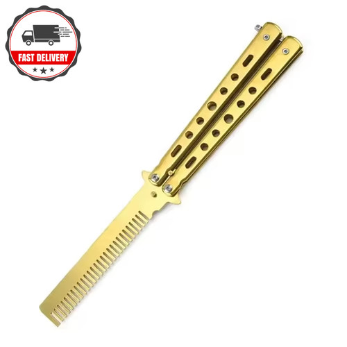 Foldable comb stainless steel - foldable,