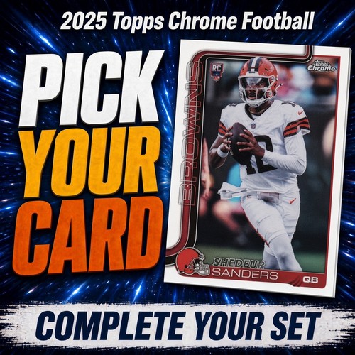 2025 topps chrome football - chrome,