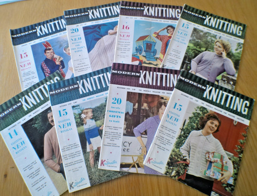 Vintage modern knitting - modern,