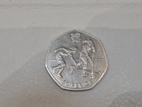 2011 50p hockey olympic - 50p, coin