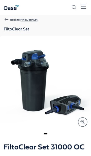Oase filtoclear 31000 set - filtoclear, pond