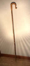 VINTAGE SCOTTISH SHEPHERDS CROOK HAZEL STAFF