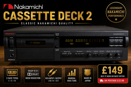Nakamichi cassette deck - nakamichi,