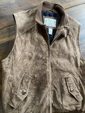 Orvis Mens 100% Leather Vest