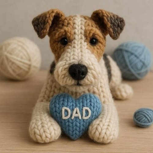 Luxury fox terrier fathers day - fox,
