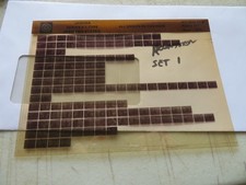 JAGUAR E TYPE SERIES 3 ROADSTER PARTS MICRO FICHE SLIDES SET OF 1