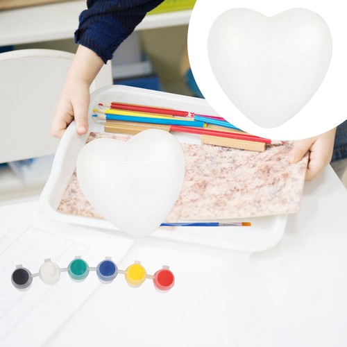 Foam heart large polystyrene - ,