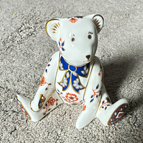 Royal crown derby hand - crown, painted