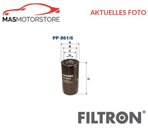 Fuel filter filtron pp861 - filter, p