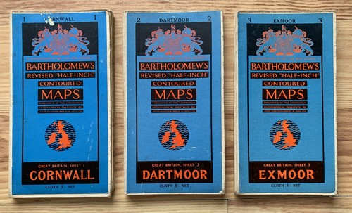 Three vintage bartholomew - vintage,