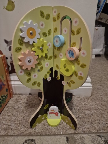 Little town wooden activity - town,