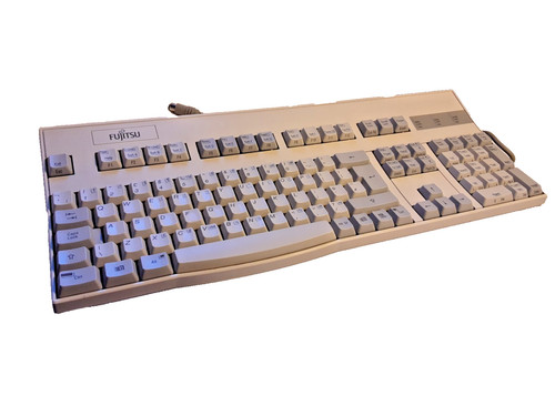 Vintage fujitsu keyboard - vintage,