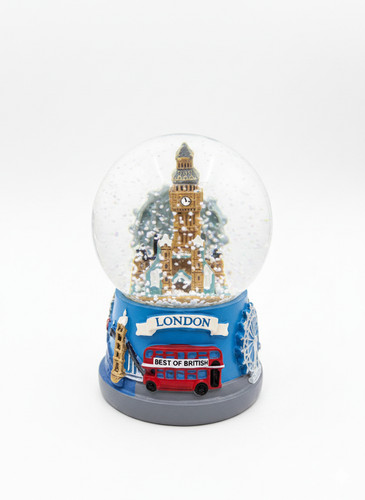 London landmark big ben snow - landmark,