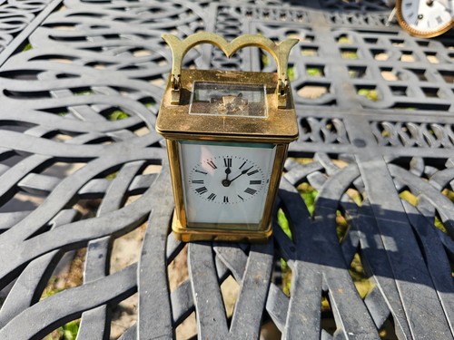 Antique french carriage clock - carriage,