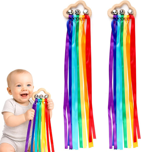 Sensory wooden ring baby - wooden,