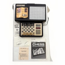 VTG 1979 Fidelity Voice Chess Challenger VCC Tested w/ Case Papers Read Desc