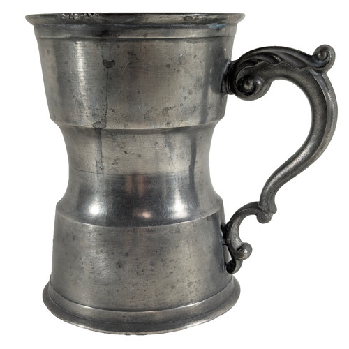 Antique pewter tankard - pewter,