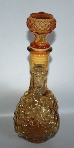 Vintage amber empoli - empoli, glass