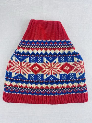 Vintage smiley wool knit - wool,
