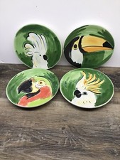 Pottery Barn Parrot Plates