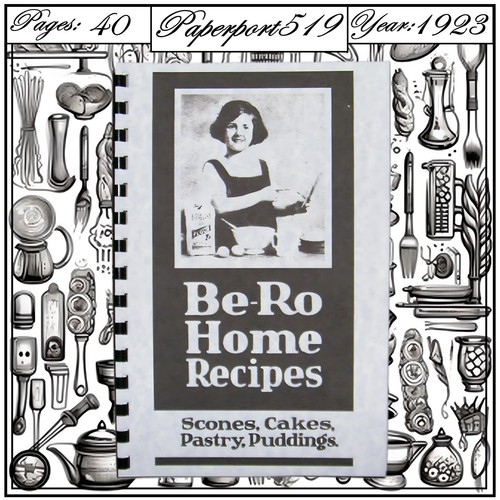 1923 home recipes - 1923, be-ro