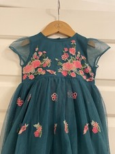 Baby Girl Next Signature Organza Embroidered Occasion Bridesmaid Dress 1-1.5 Yrs