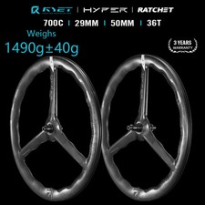 Tri-spoke Carbon Road Wheels