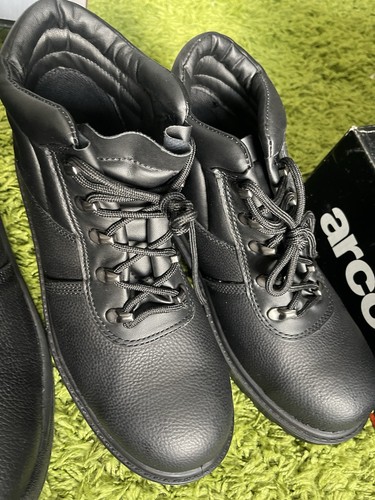 Arco black safety boots - black,