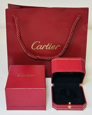 Cartier Red Jewellery Ring Box