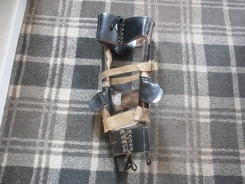 Vintage polio leg - , brace