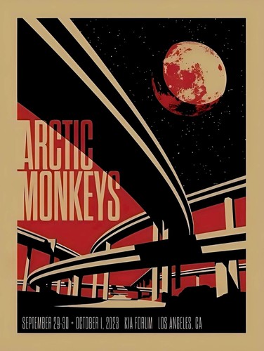 Arctic monkeys print - arctic, a4
