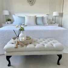 Deep Buttoned Chesterfield Footstool / Coffee Table