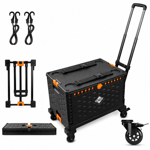 Folding shopping trolley - trolley, cart