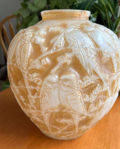 Art glass lamp body czech - art,