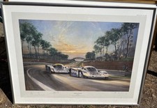 SUNSET AT le MANS by Alan Fearnley Singed by Artist LTD Edition 526/850 Signed