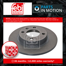 2x Brake Discs Pair Solid fits