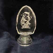 Crystal Glass Dolphins Faceted