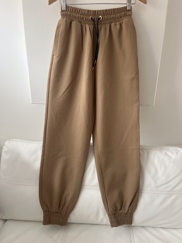 Zara joggers camel - zara,
