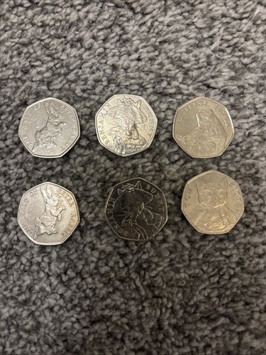 2017 beatrix potter 50p coin - 2017,