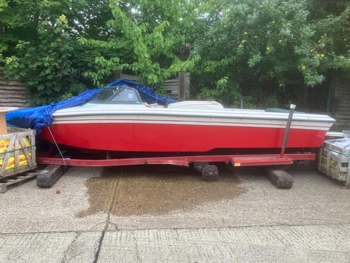 Unfinished ski boat - ski, project